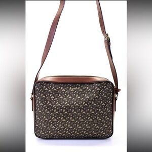 NWOT Burberry Tan/Brown Monogram Messenger Bag / Authenticated!